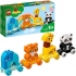 LEGO 10955 DUPLO Mijn Eerste Dierentrein met een Olifant, Tijger, Pand en Giraf, voor Peuters van 1.5 Jaar Oud